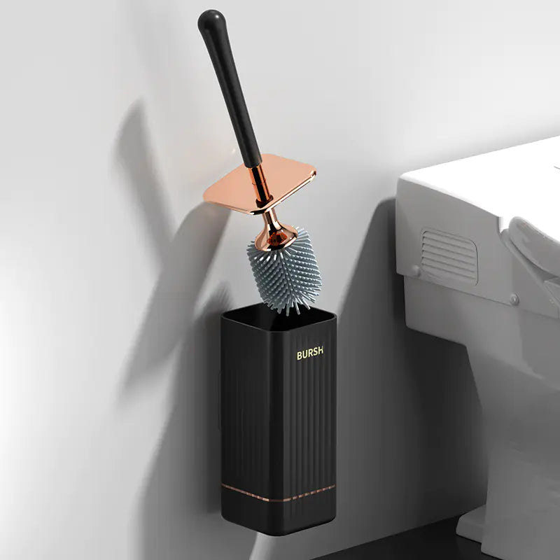 Fashion Toilet Brush with Base - Multi-functional Design