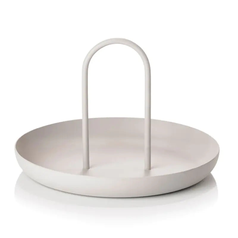 Nordic Modern Round Handle Tray for Storage and Decor