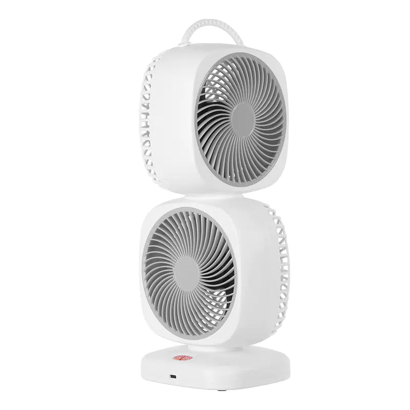 USB Powered Dual Motor Desk Fan for Home Use