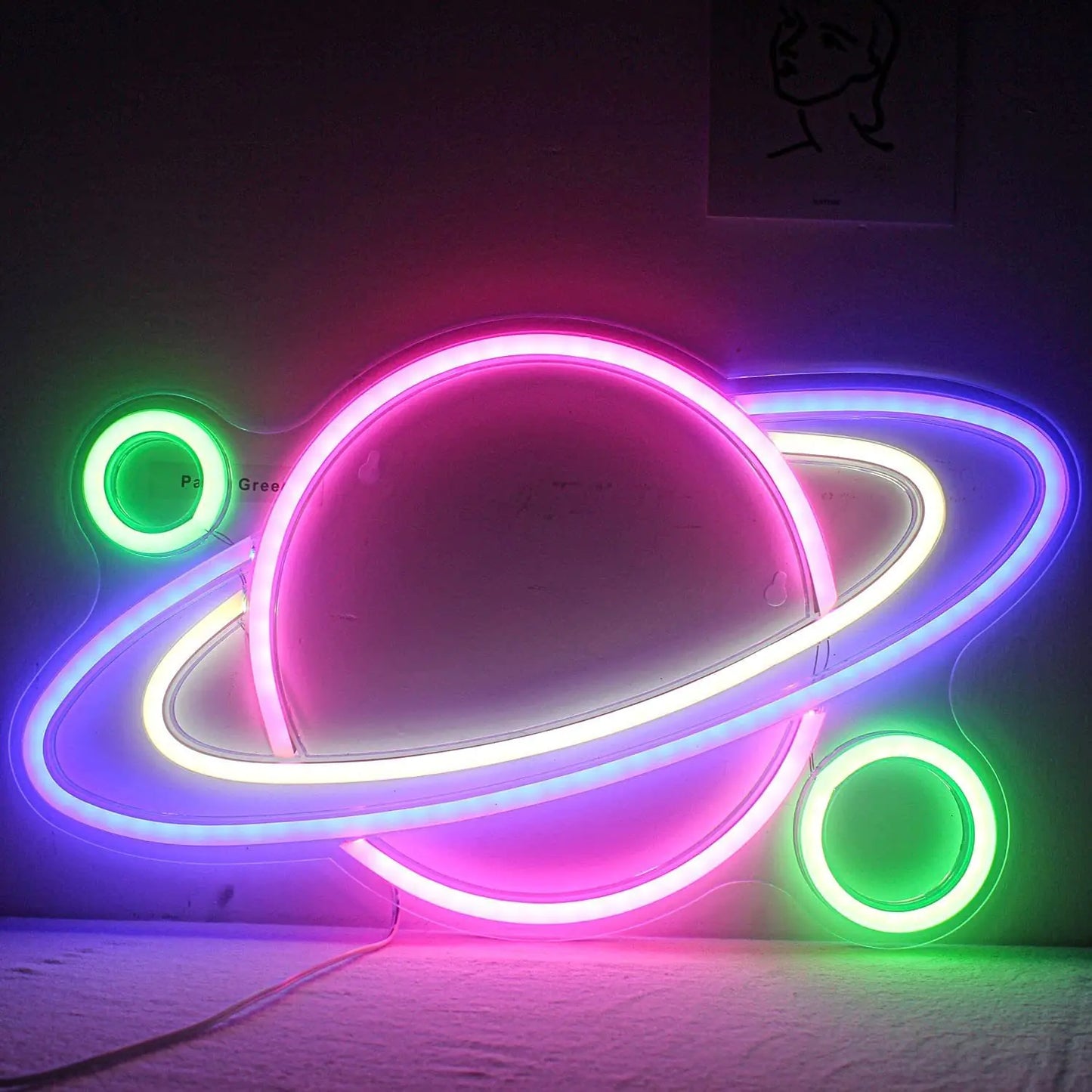 New Planet Neon Light - Space Series USB Night Lamp