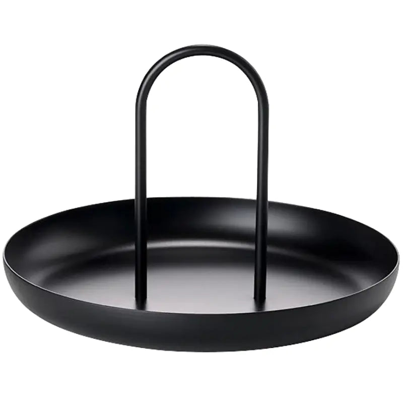 Nordic Modern Round Handle Tray for Storage and Decor