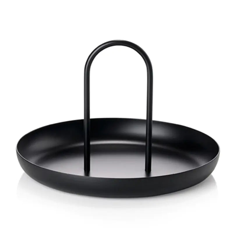 Nordic Modern Round Handle Tray for Storage and Decor