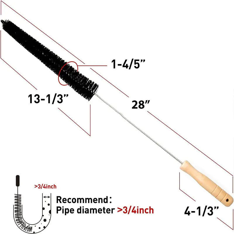 Washing Machine Drum Cleaning Brush with Long Handle