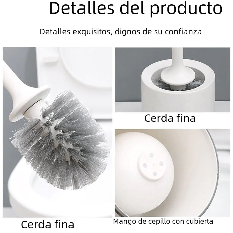 Fashion Toilet Brush with Base - Multi-functional Design