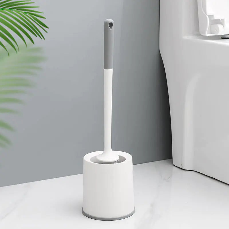 Fashion Toilet Brush with Base - Multi-functional Design