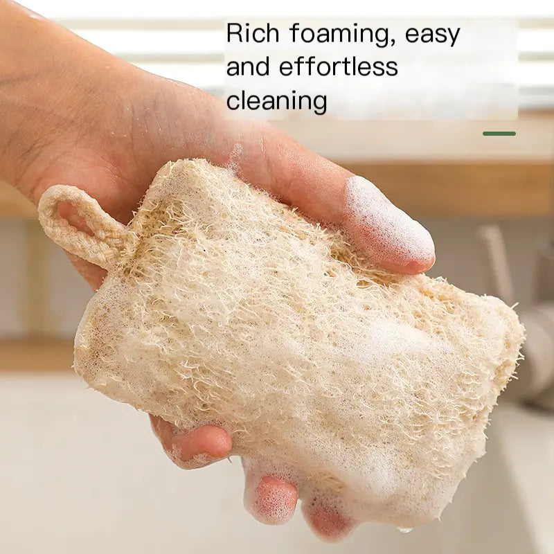 Natural Loofah Dishcloth for Kitchen Cleaning Tool