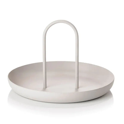Nordic Modern Round Handle Tray for Storage and Decor