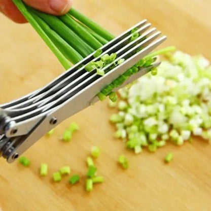 Multifunctional Stainless Steel Kitchen Scissors (3/5 Layers)