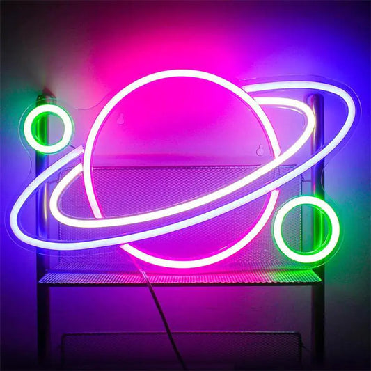 New Planet Neon Light - Space Series USB Night Lamp